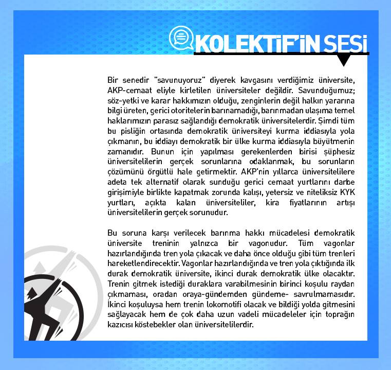 Öğrenci Kolektifleri, Kolektif'in Sesi,