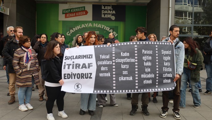 Öğrenci Kolektifleri, basın açıklaması, suçlarımızı itiraf ediyoruz,