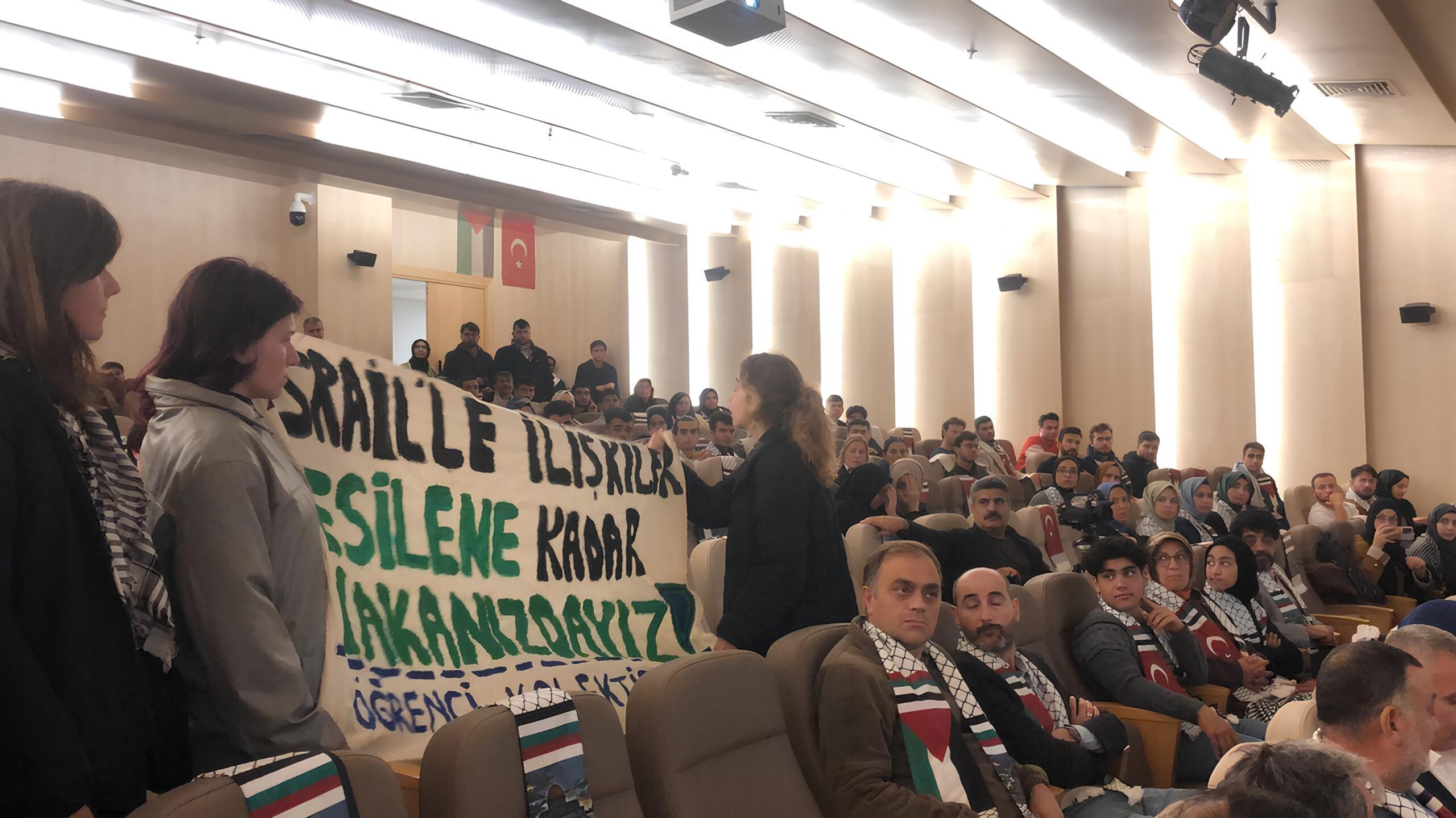 Marmara Üniversitesi, Filistin eylemi,