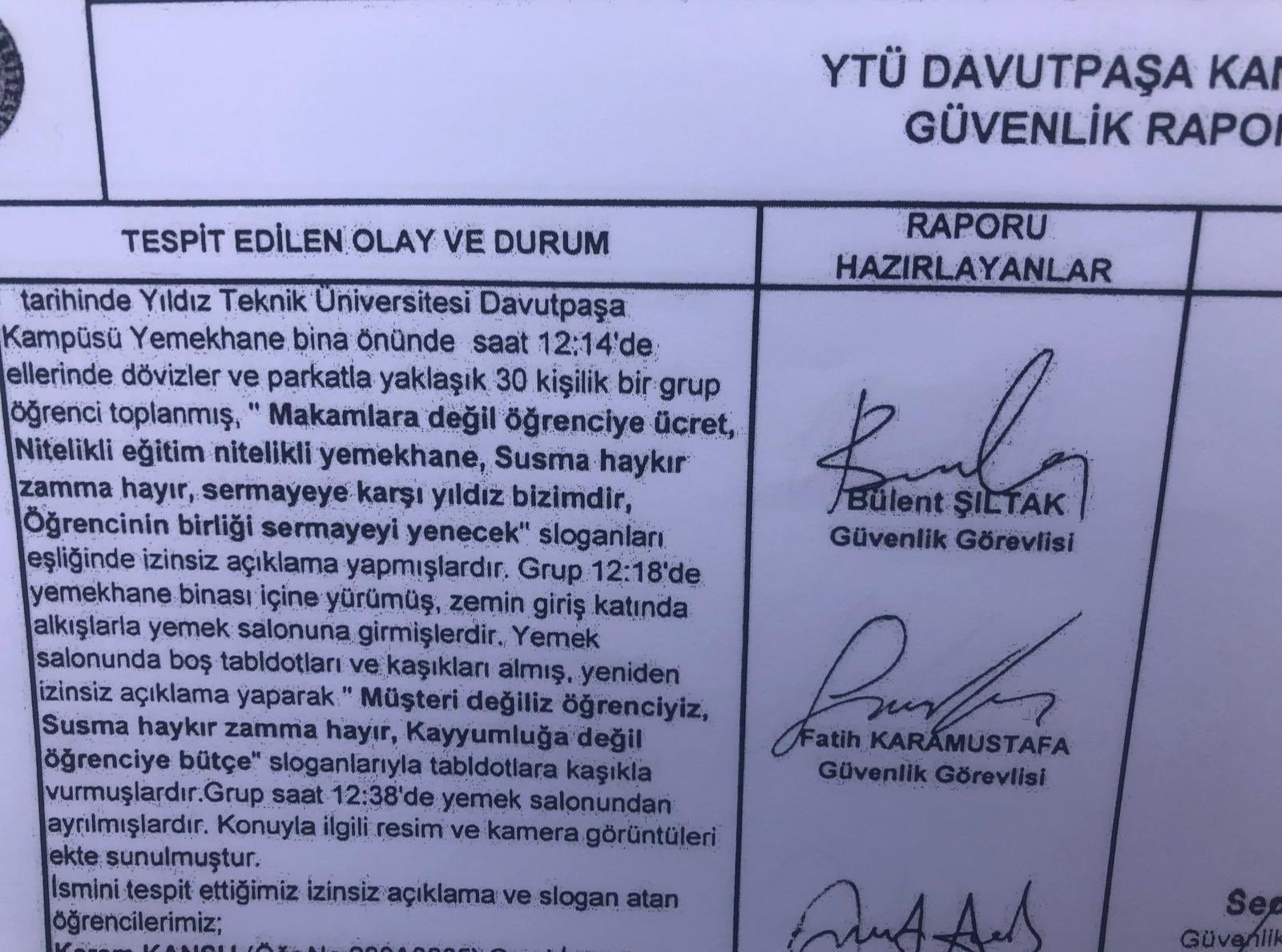 YTÜ soruşturma