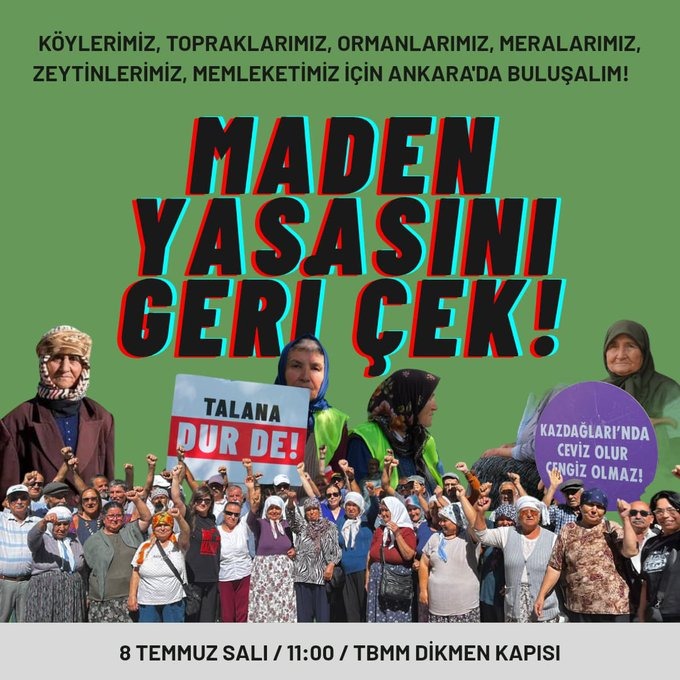 Talan yasası eylem çağrısı,