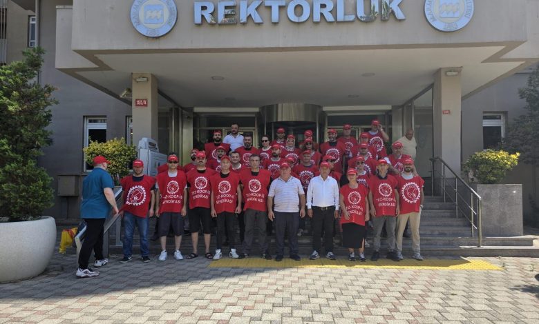 Marmara Üniversitesi işçileri grev kararı,