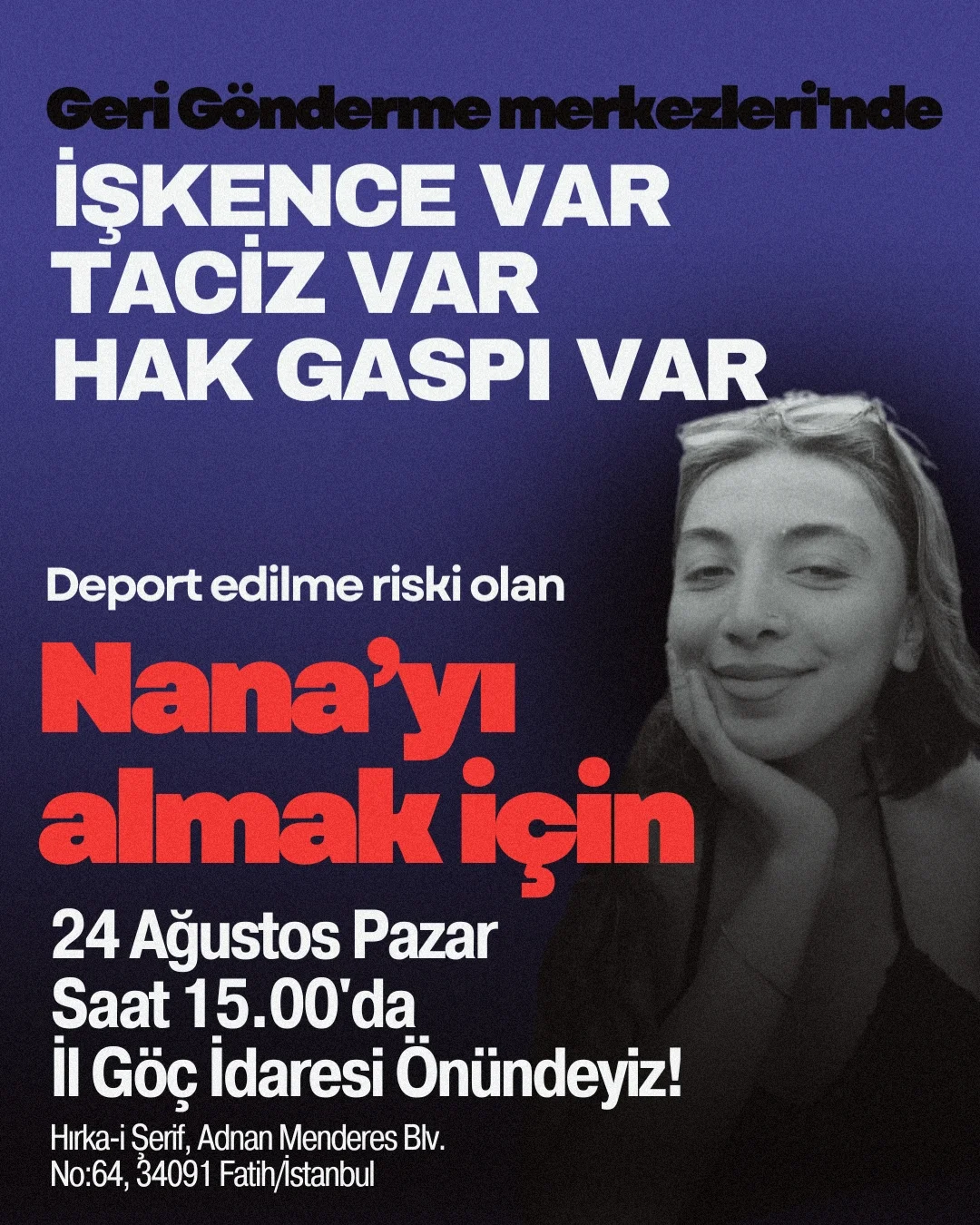 İstanbul Üniversitesi öğrencisi Nana,